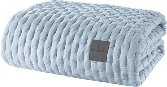 Guy Laroche Arden Tagesdecken Set Halbdoppel aus Polyester Denim 180x240cm 2 Stück