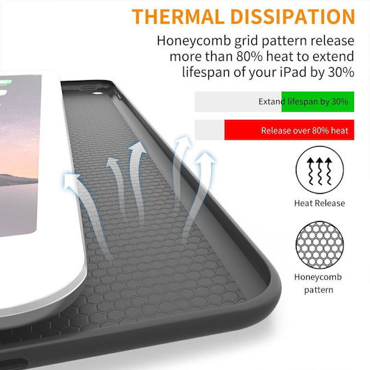Tech-Protect SMARTCASE Флип капак Устойчив Черен (iPad 9.7'' 5 / 6 2017-2018) 8238-0
