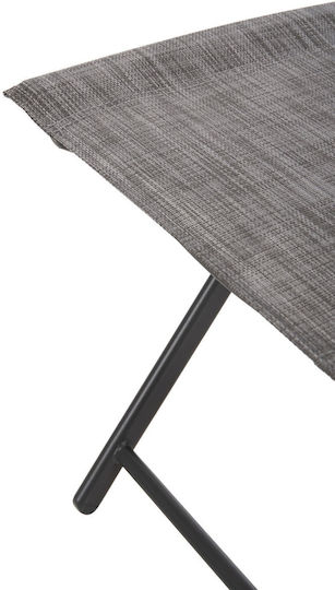 Outdoor Chair Metallic Gray 45x51x81cm