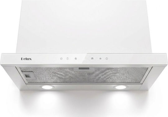 Delux Integra Max Συρόμενος Απορροφητήρας 60cm Λευκός
