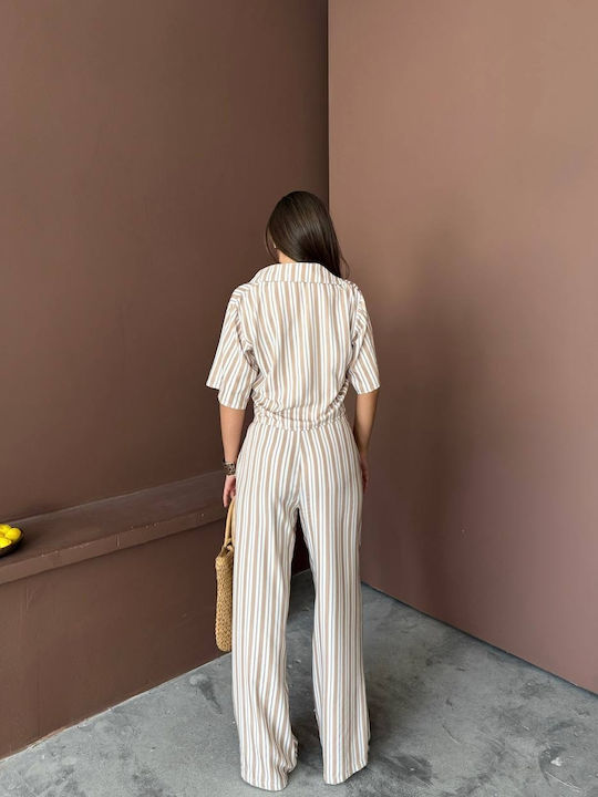 Set Pantaloni Dama Bej