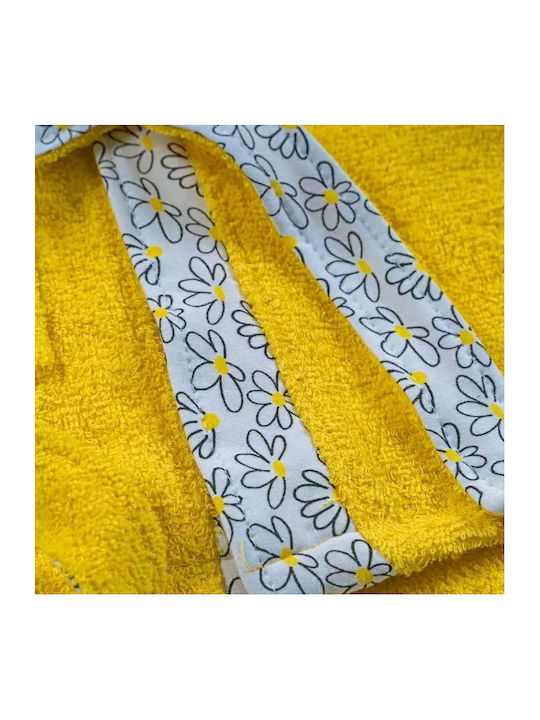 On Line Kids Hooded Bathrobe yellow