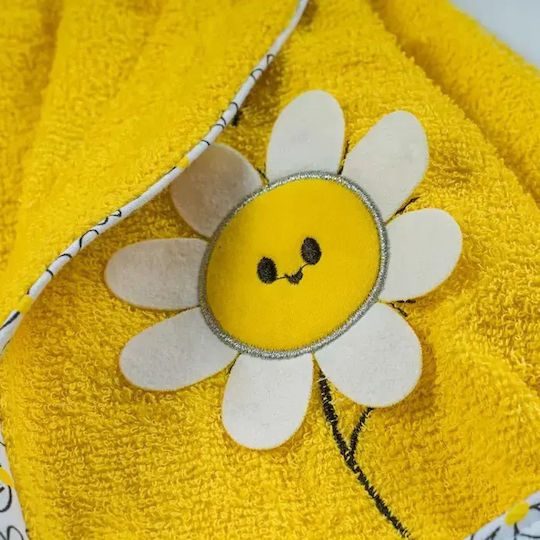 On Line Kids Hooded Bathrobe yellow