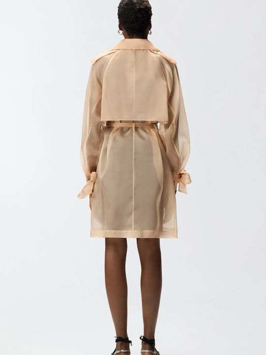 Women's Beige Gabardine