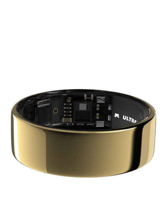Ultrahuman Air Intelligente Ringe 15.7mm Wasserdicht mit Herzfrequenzsensor Gold
