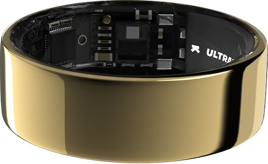 Ultrahuman Air Smart Ring 15.7mm Αδιάβροχο με Παλμογράφο Χρυσό