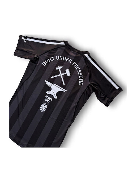 Chosen Ανδρική Κοντομάνικη Μπλούζα CHRS165 για Jiu-Jitsu Μαύρη