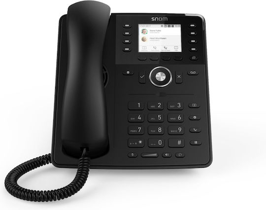 Snom D735 Cu fir Telefon IP 12 linii Negru
