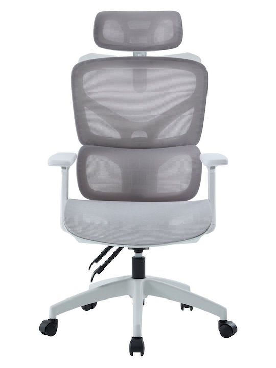 Freebox Office Chair with Recline and Adjustable Arms White
