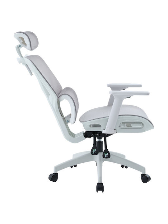 Freebox Office Chair with Recline and Adjustable Arms White