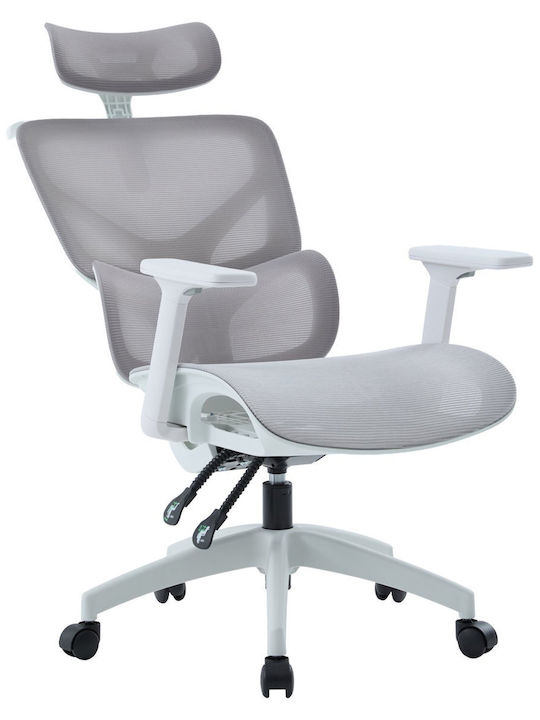 Freebox Office Chair with Recline and Adjustable Arms White