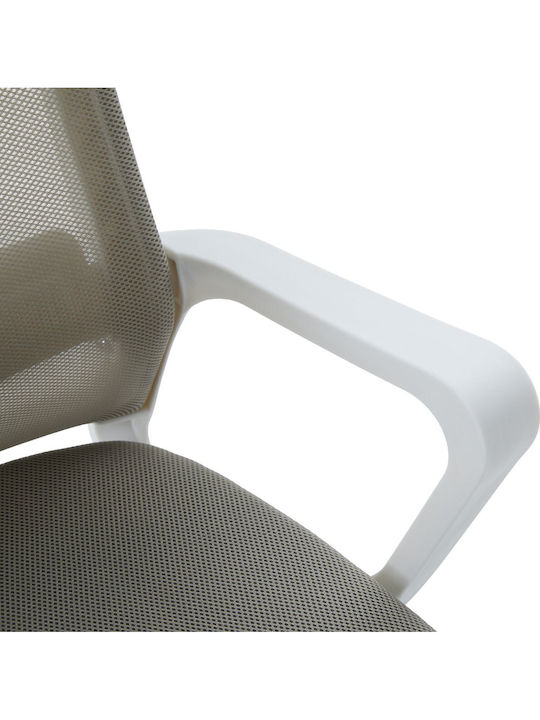 Freebox Office Chair with Adjustable Arms White