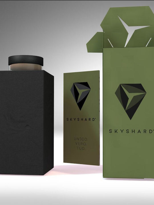 Skyshard Damen Ring Halbring mit Diamant aus Weißgold 9K