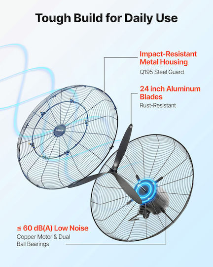 Vevor Wall Mounted Bathroom Ventilator