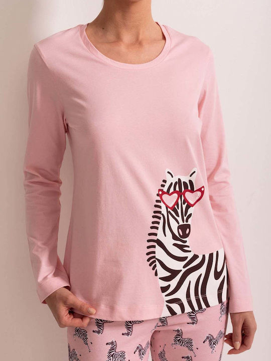 Sofiaman Sofiaman Damen Schlafanzug & Pyjamas Winter Rosa