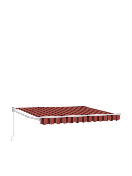 vidaXL Cort Terasă Portocaliu 3.5x2m