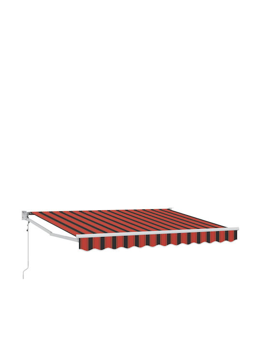 vidaXL Orange Terrace Tent x