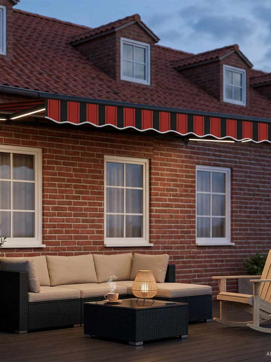 vidaXL Pavillon Terrasse Rosa 3.5x2m