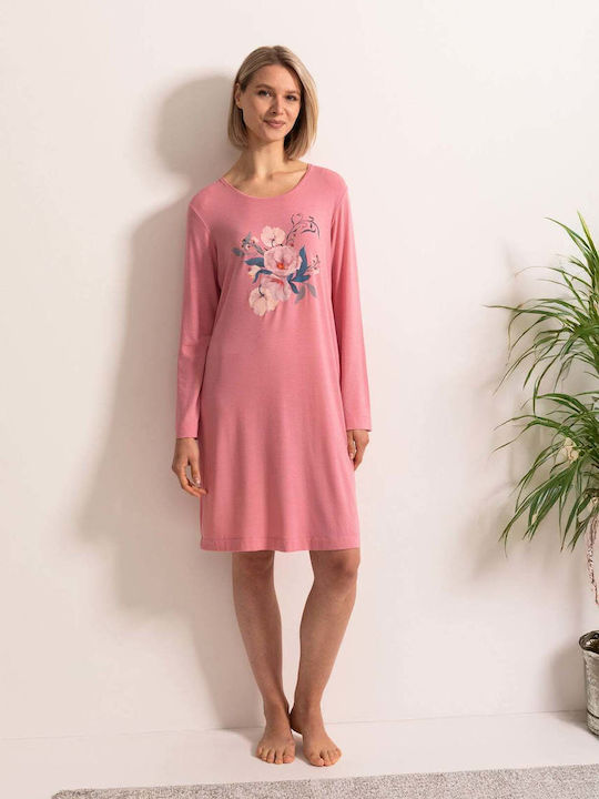 Sofiaman Sofiaman Sommer Damen Nachthemd Flora