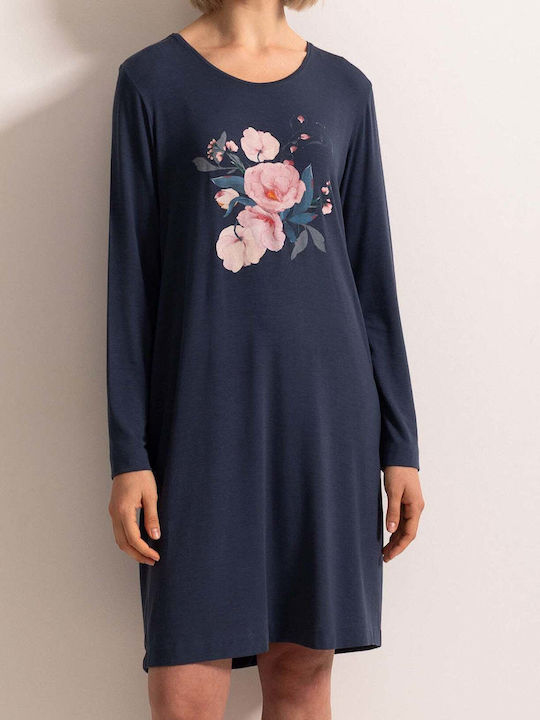Sofiaman Sofiaman Sommer Damen Nachthemd Flora