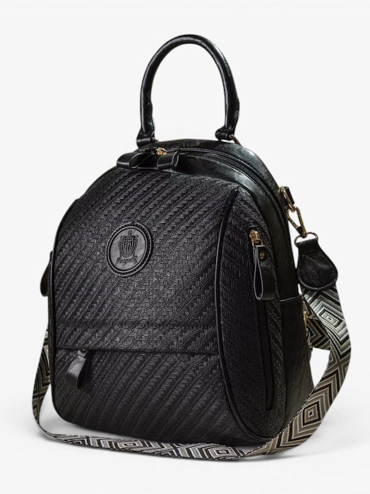 Damen Rucksack Aus Rattan Braun