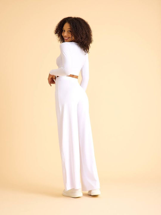Pantaloni De Trening Alb