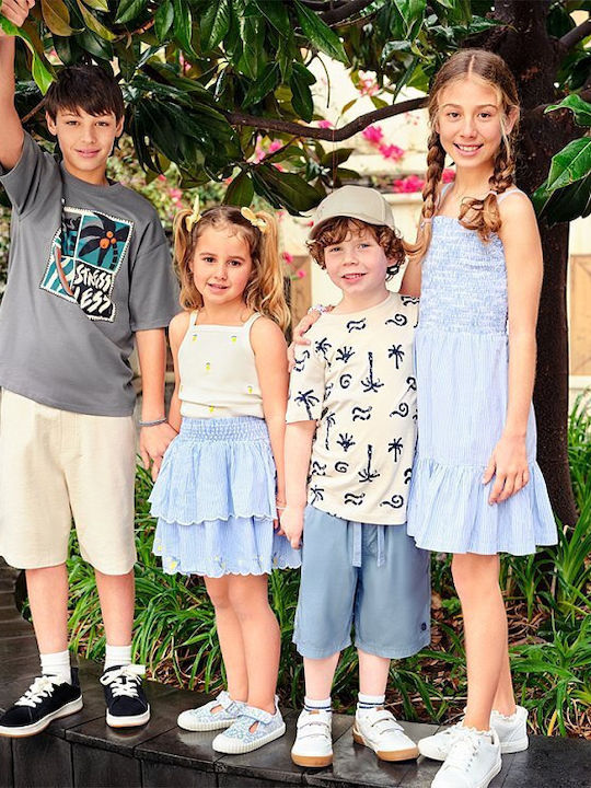Girls Dress Sleeveless Blue