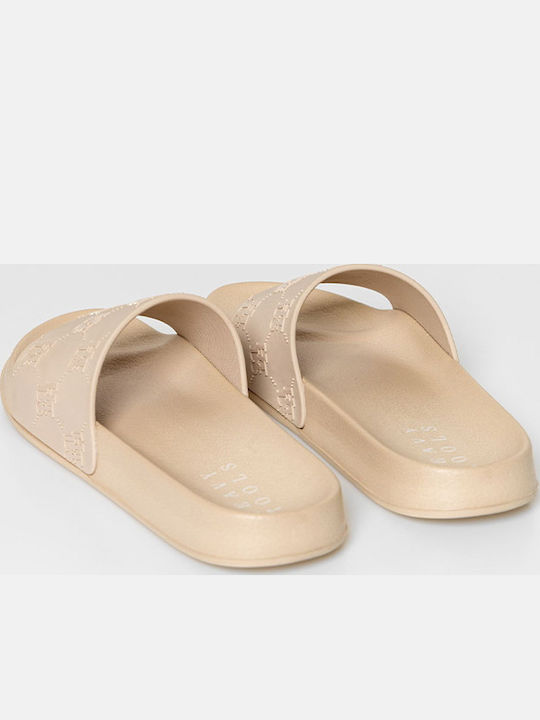 Damen Zehentrenner in Beige Farbe