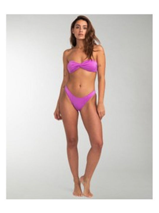 Sol Searcher Bright Strapless Bikini Top Bright Plum W3SW04BIP6-1966