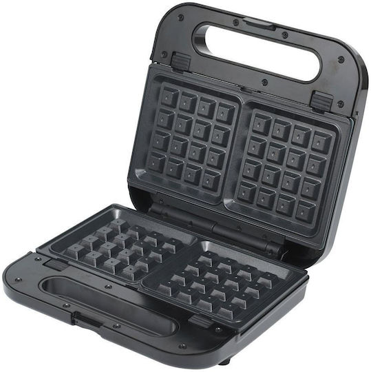 Sandwich Maker Grill with Removable Plates 800W Black