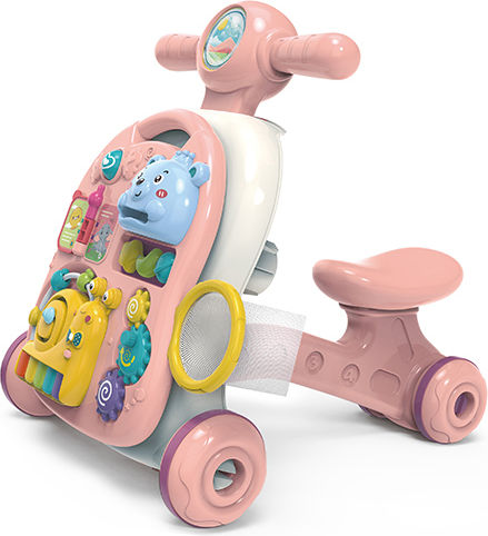 Baby Lauflernhilfe für 6+ Monate mit Geräuschen Rosa