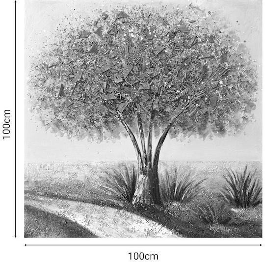 Inart Forestre Canvas Painting 62x62cm