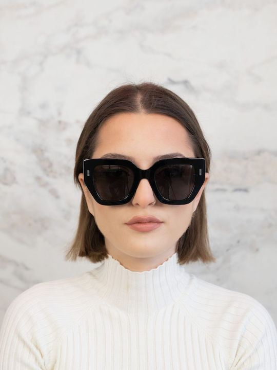 Monte Napoleone Black Sunglasses With Frame