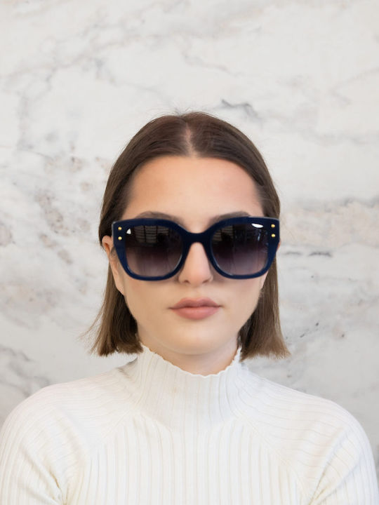 Monte Napoleone Blue Sunglasses With Frame