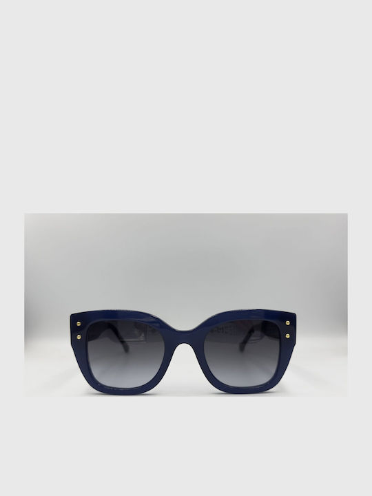 Monte Napoleone Women's Sunglasses with Blue Frame and Black Lens MN522620-C4