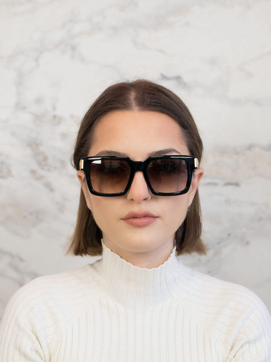 Monte Napoleone Black Sunglasses With Frame