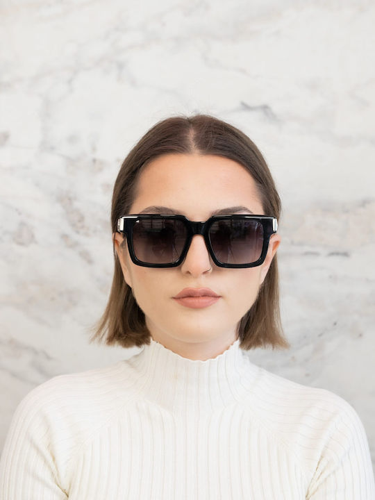 Monte Napoleone Black Sunglasses With Frame