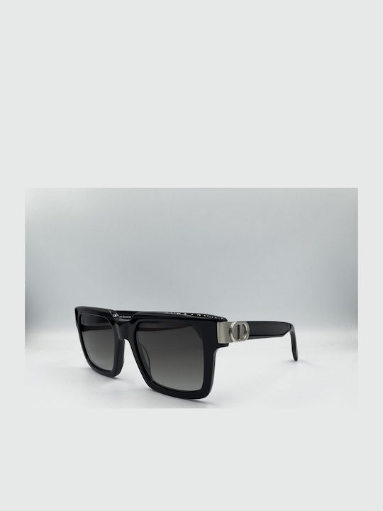 Monte Napoleone Unisex Sunglasses with Black Frame and Black Lenses MN522610 C1