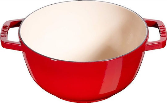 Staub Vas pentru Fondue Roșu