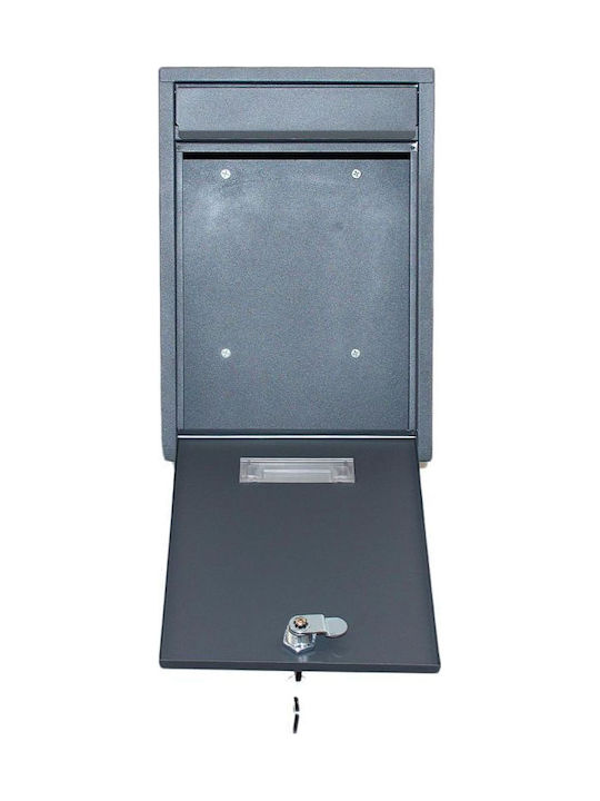 Saska Garden Outdoor Inox Mailbox In Pink Colour 21.5x9x31cm
