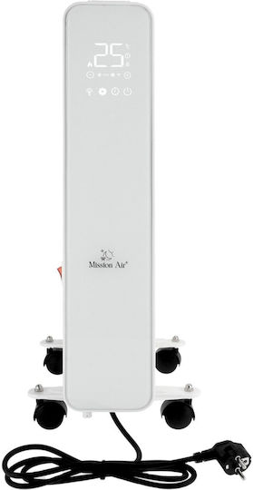 Mission Air Oil Filled Radiator with 8 Slices 2000W