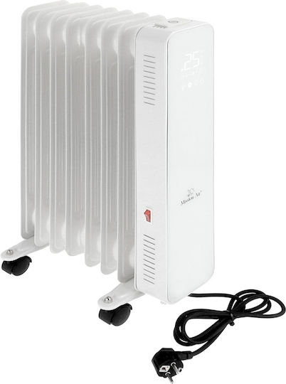 Mission Air Oil Filled Radiator with 8 Slices 2000W