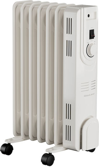 Gotze & Jensen Маслен Радиатор с 6 Ребра 1500W