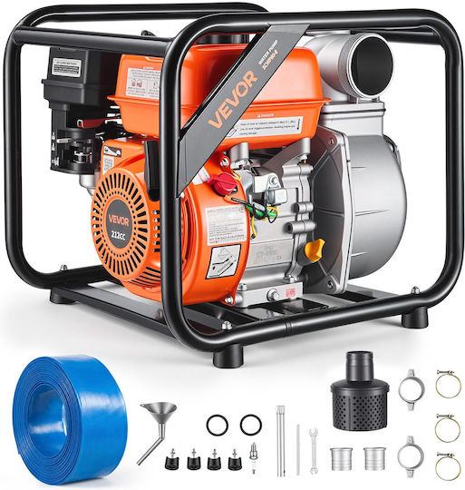 Vevor Benzinbetriebene Oberflächenwasserpumpe 7hp