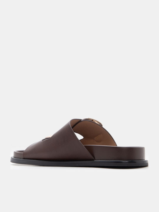 Women's Flat Sandals Flatforms Brown