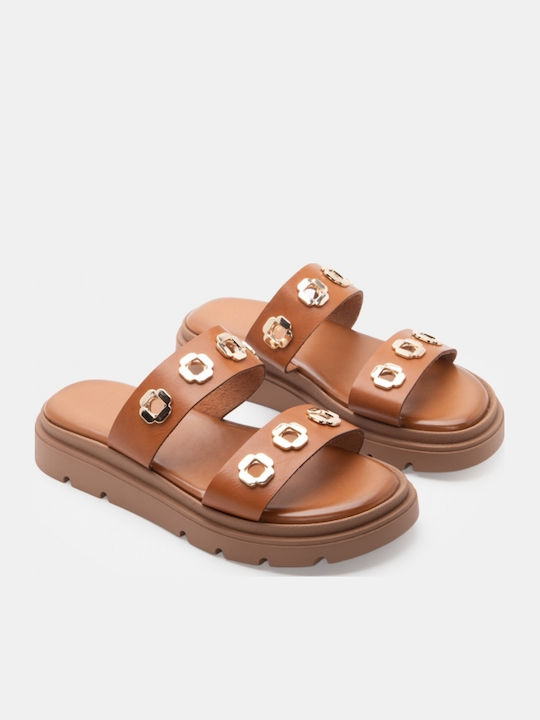Γυναικεία Σανδάλια Flatforms Καφέ