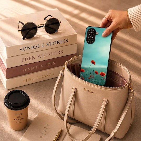 Калъф Sonique Sunset In Eden Series Xiaomi Poco X5 Pro 5g Карминен Мак
