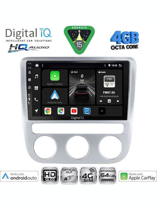 Digital IQ Car Audio System for Volkswagen Passat 2016-2023 (Bluetooth/USB/WiFi/GPS/Apple CarPlay/Android Auto) with 10" Touch Screen