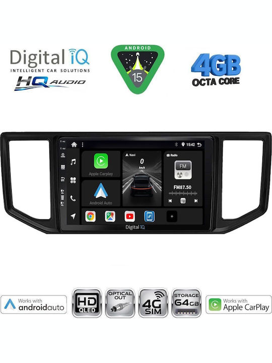 Digital IQ Car Audio System for Volkswagen Passat 2016-2023 (Bluetooth/USB/WiFi/GPS/Apple CarPlay/Android Auto) with 10" Touch Screen