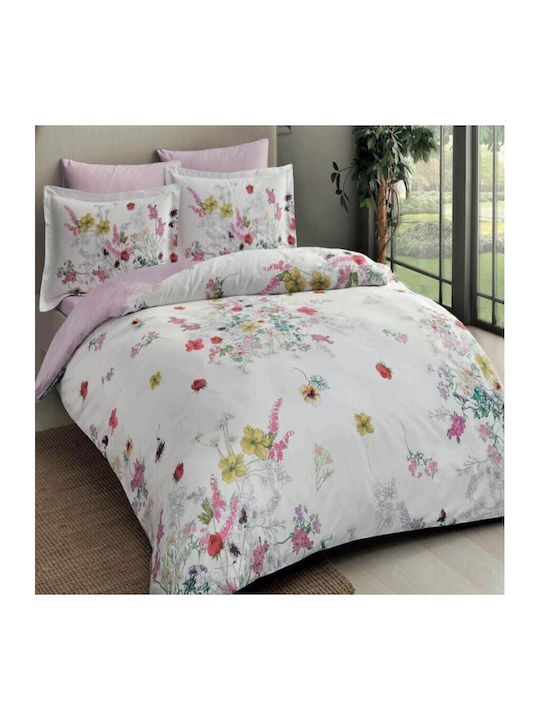 Tac Set Huse Pentru Pilote 200x220cm Dublu Cu 4 Fețe De Pernă & 1 Cearceaf Benicia